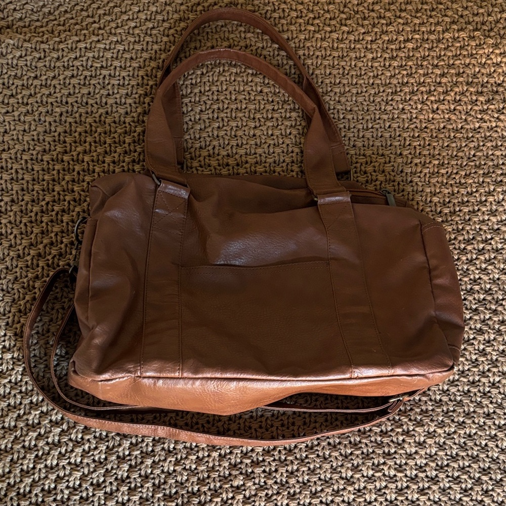 Brown Leather Men's Bag